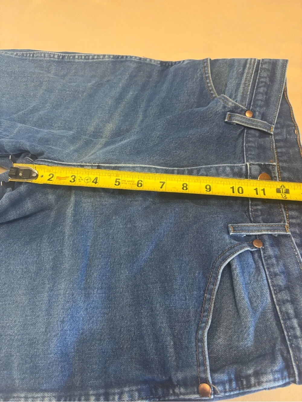 Wrangler 13MWZ Cowboy Cut Straight Leg Jeans Mens 34x34 (Act 33x33) Distressed